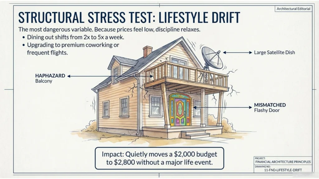monthly budget in Mexico lifestyle inflation and spending drift