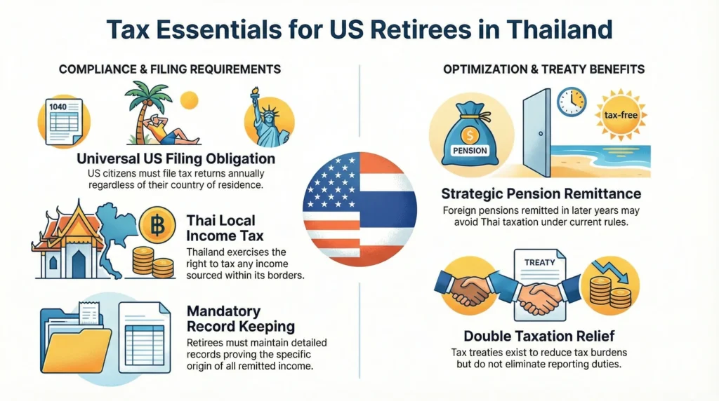 Understanding tax treaties and double taxation for U.S. citizens living in Thailand to reduce tax exposure