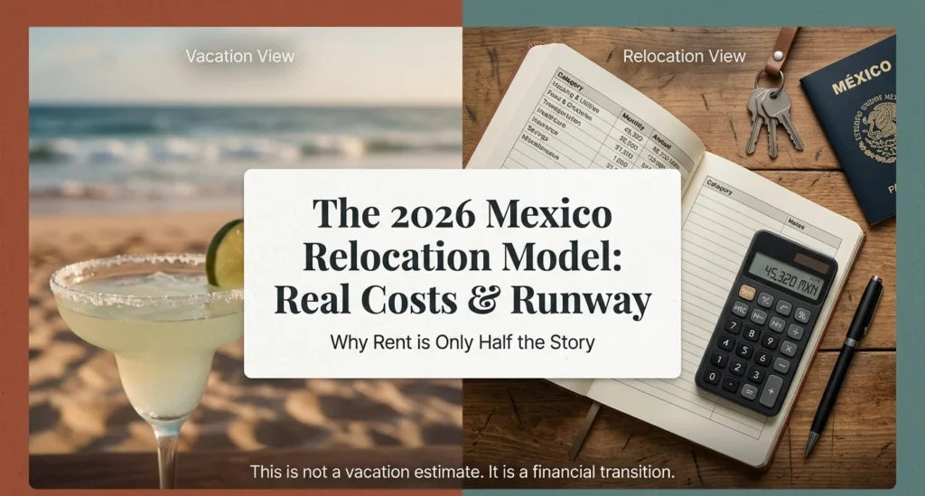 How much money do you need to move to Mexico 2026 - relocation model vs vacation estimate