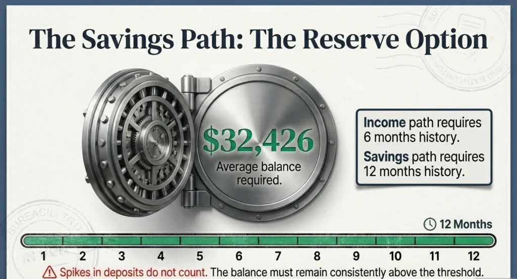 Mexico visa savings requirement – $32,426 average balance over 12 months