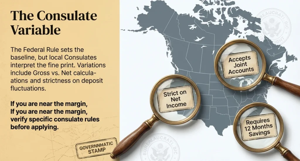 Mexico residency income requirement consulate differences – gross vs net income interpretation